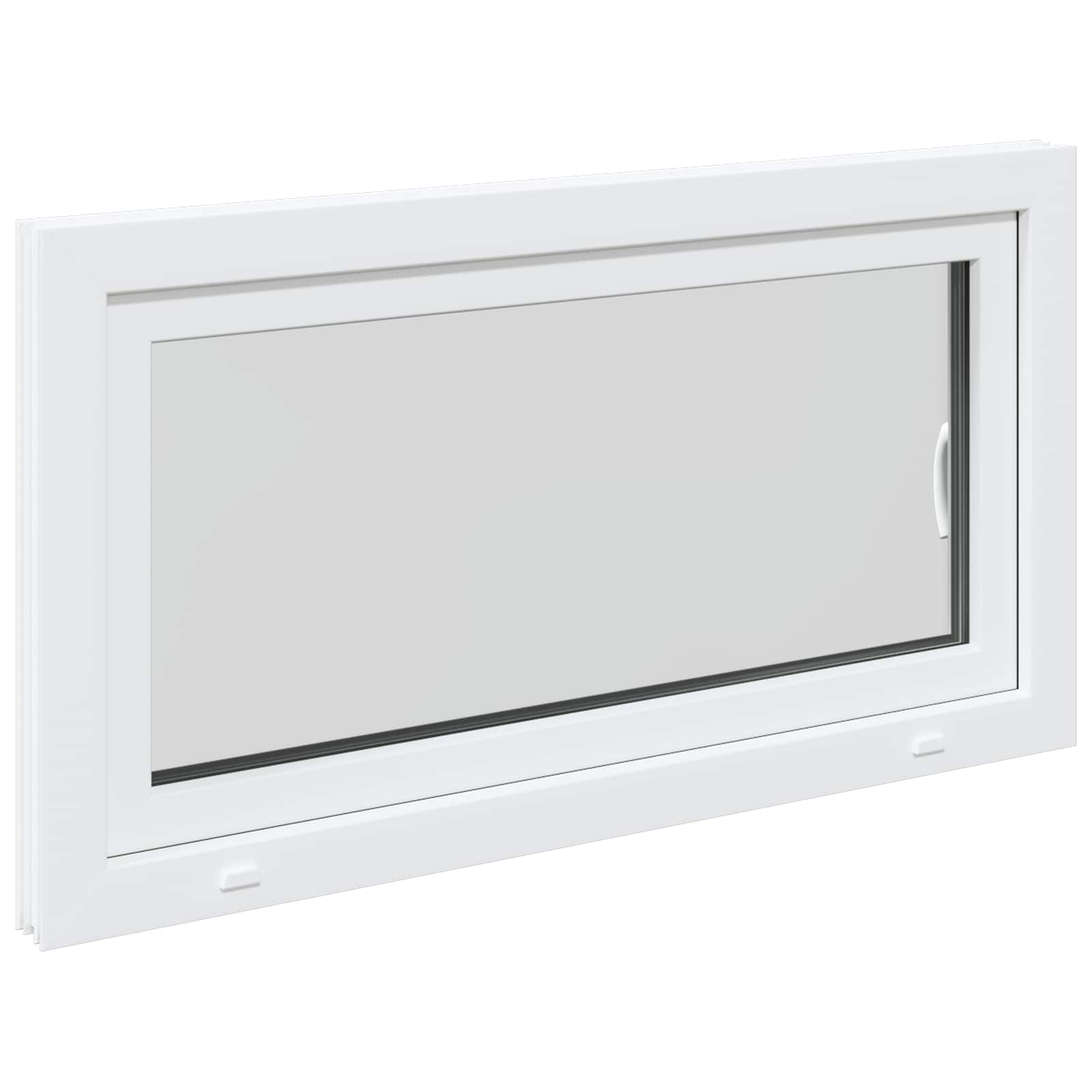 Прозорец за мазе RISOR 110 x 55 см PVC и стъкло — изображение 4