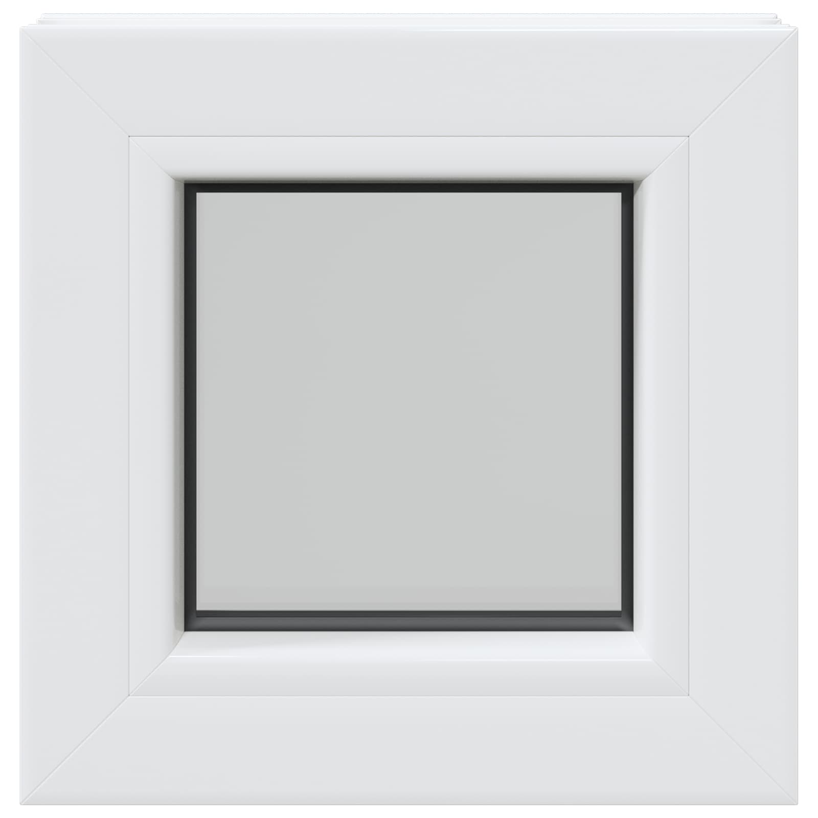 Barva notranjosti kletnega okna bela RISOR 30 x 30 cm