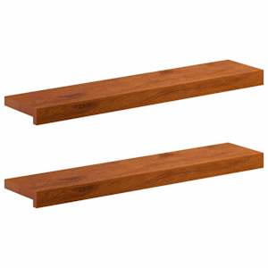 vidaXL Aknaalused 2 tk Pruun 70 x 15 x 2 cm Tugev Tamme Puit