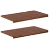 vidaXL Aknaalused 2 tk Tume pruun 70 x 30 x 2 cm Tugev Tamme Puit
