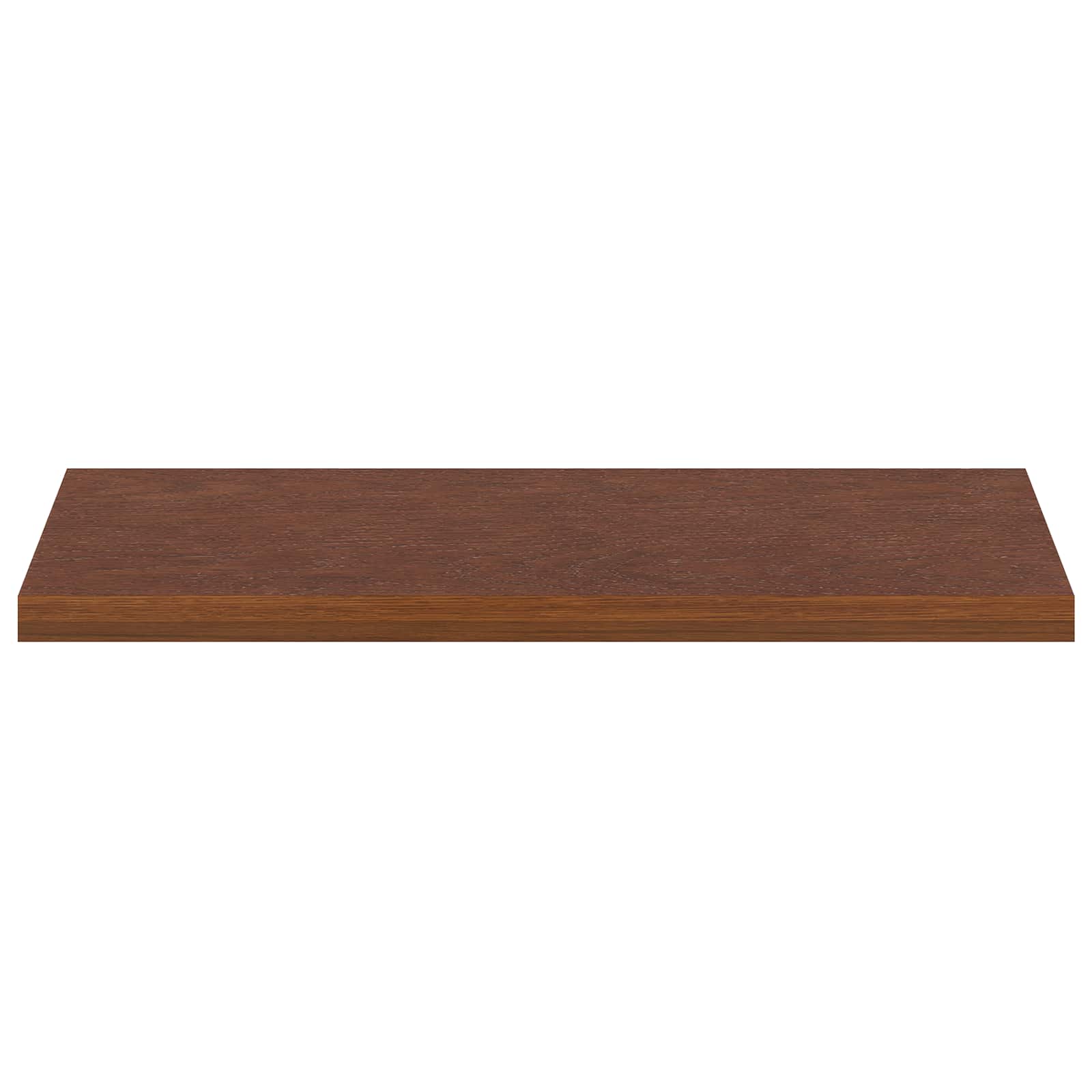 Παράθυρα 2 τμχ. Σκούρο Καφέ 100 x 40 x 2 cm Στερεό Ξύλο Δρυός - Image 3