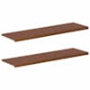 vidaXL Aknaalused 2 tk Tume pruun 160 x 40 x 2 cm Tugev Tamme Puit