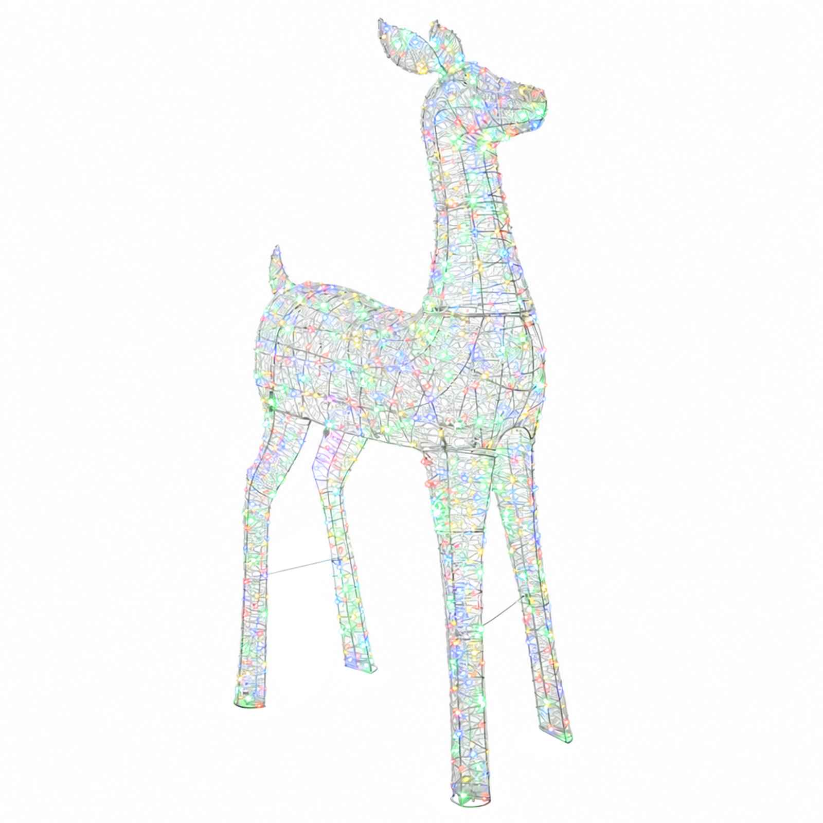 vidaXL Vianočný svietiaci LED sob LOVIISA 900 LED Viac farieb