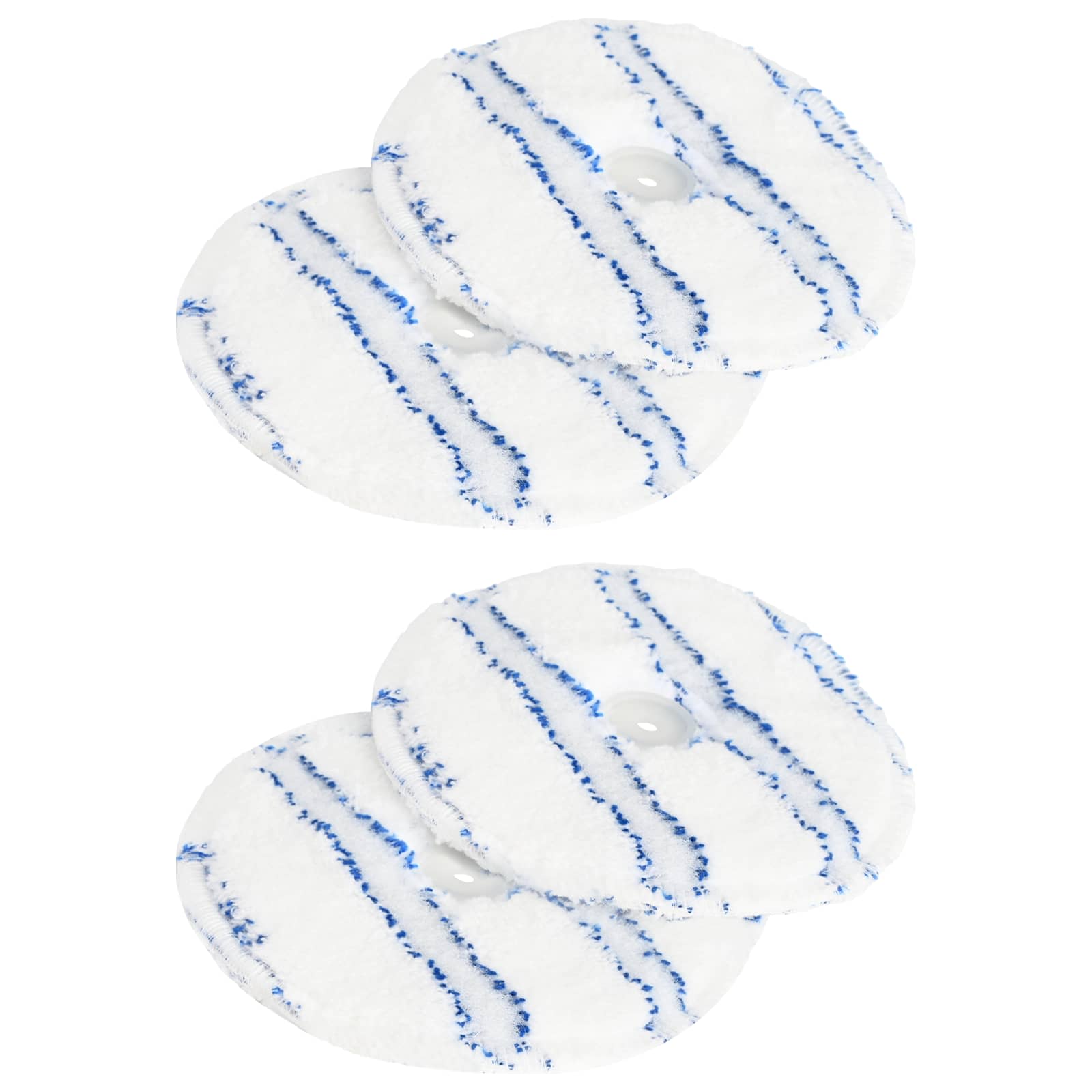 vidaXL Mikrofiberpuder til gulvvasker og polermaskine 4 stk. Ø 14 cm