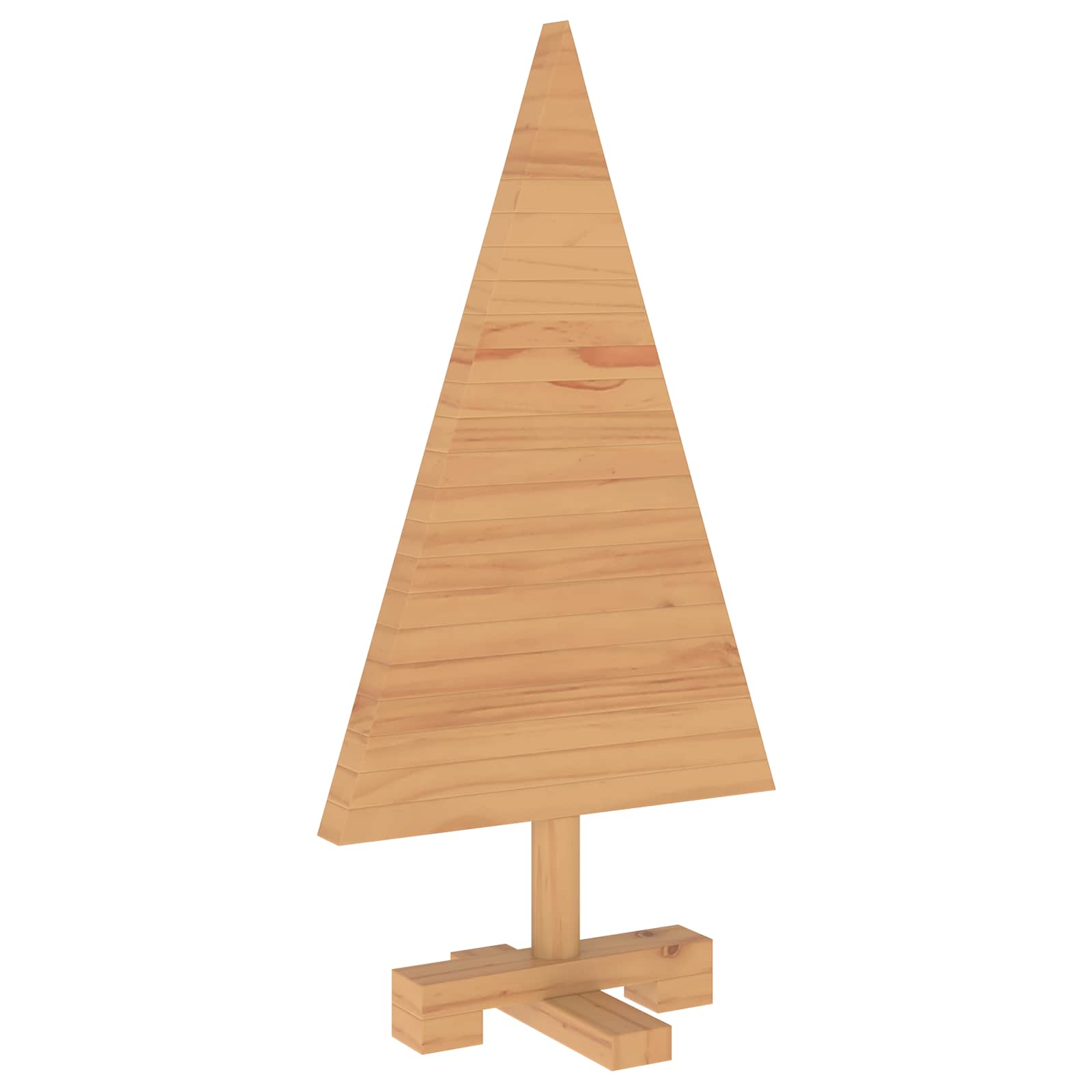 Leseno božično drevo KOTKA 60 cm Trdna borovina Rjava obdelava