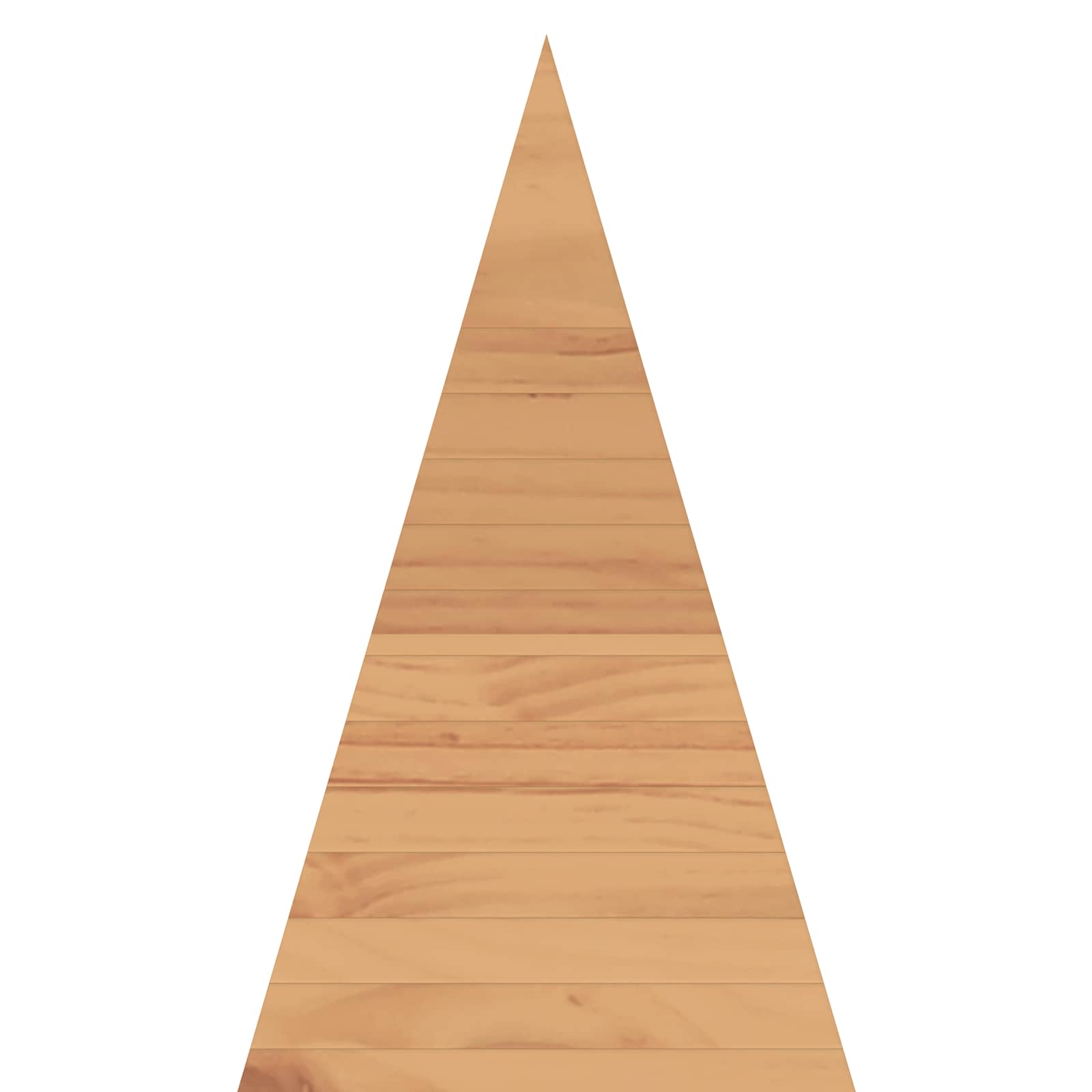 Leseno božično drevo KOTKA 90 cm Trdna borovina Rjava obdelava