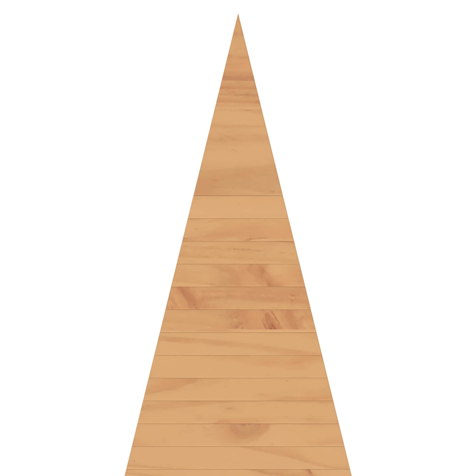 Leseno božično drevo KOTKA 240 cm Trdna borovina Rjava obdelava