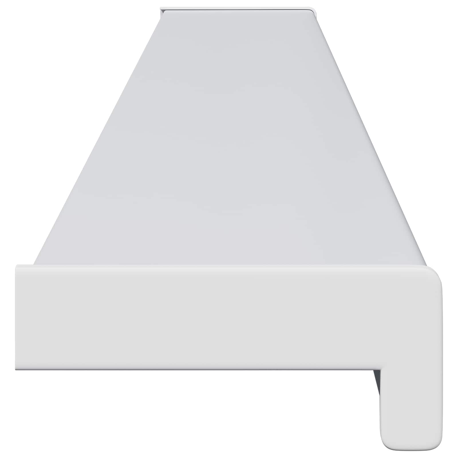 Raamsokkel Wit 160 x 10 x 4,5 cm PVC image 4