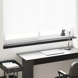 Parapet okna Černá s dřevěnou texturou 160 x 15 x 4,5 cm PVC - obrázek 1