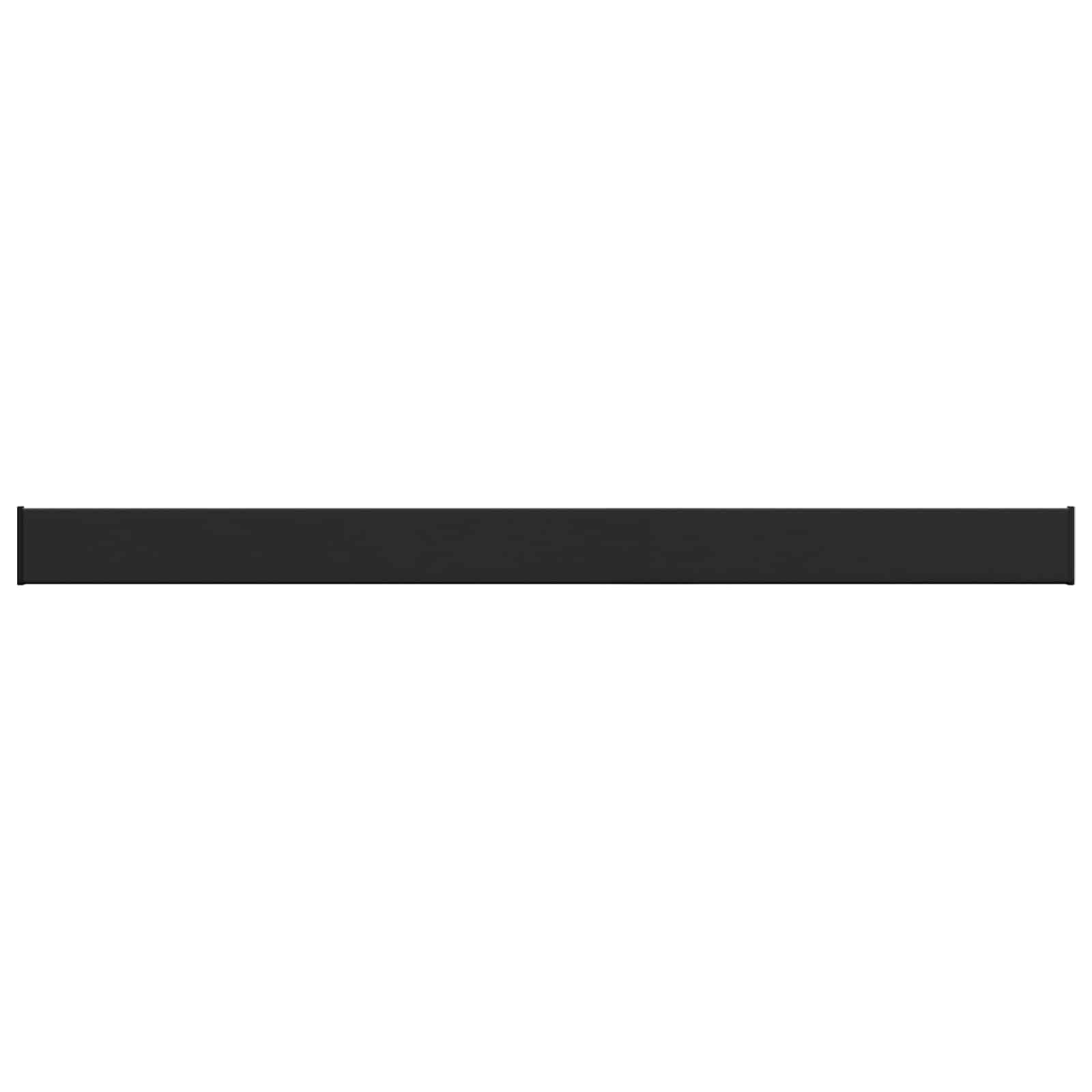 Raamsokkel Zwart met Houten Structuur 160 x 15 x 4,5 cm PVC image 7