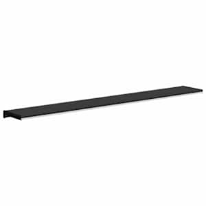 Parapet okna Černá s dřevěnou texturou 160 x 20 x 4,5 cm PVC - obrázek 6