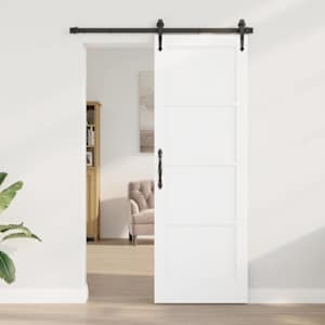 Notranja vrata Bela 73,5 x 211 cm Vezani les