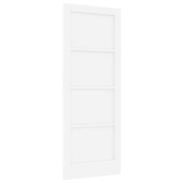 vidaXL Siseuks 78 x 202 cm Vineer Valge