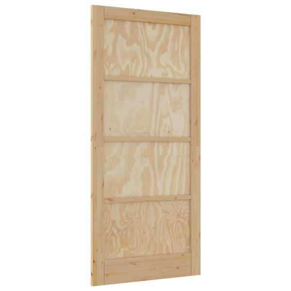 vidaXL Siseuks 93 x 202 cm Vineer Naturaalne