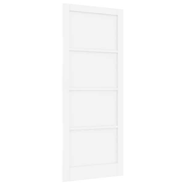 vidaXL Siseuks 93 x 232 cm Vineer Valge