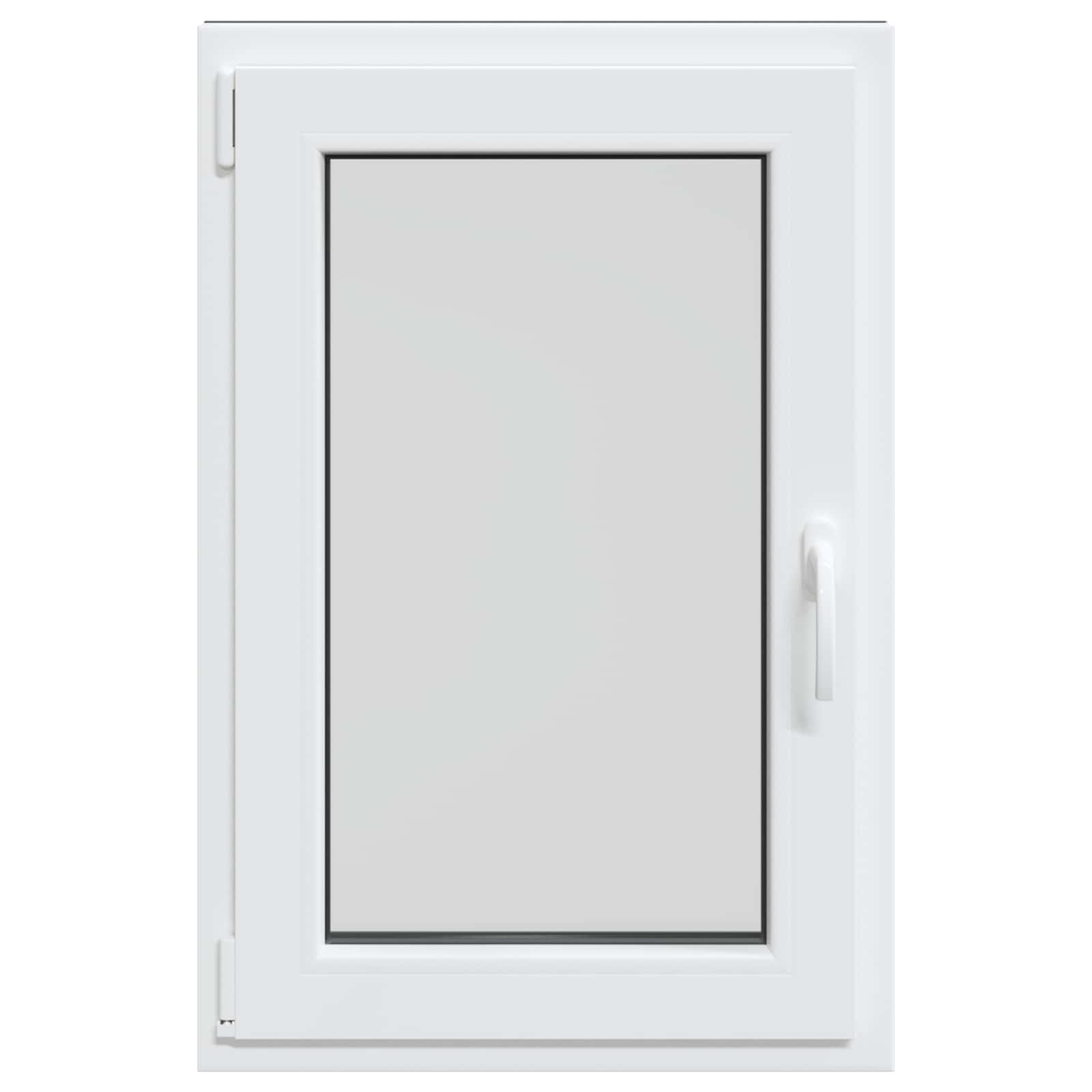 Notranja barva okna za klet bela RISOR 60 x 80 cm