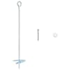 vidaXL Muldade ankurdus 10 tk &Oslash;10 x 50 cm Galvaniseeritud metall