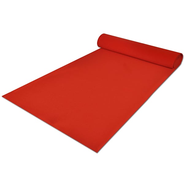 vidaXL Vaip Punane 1 x 5 m Pol&uuml;ester
