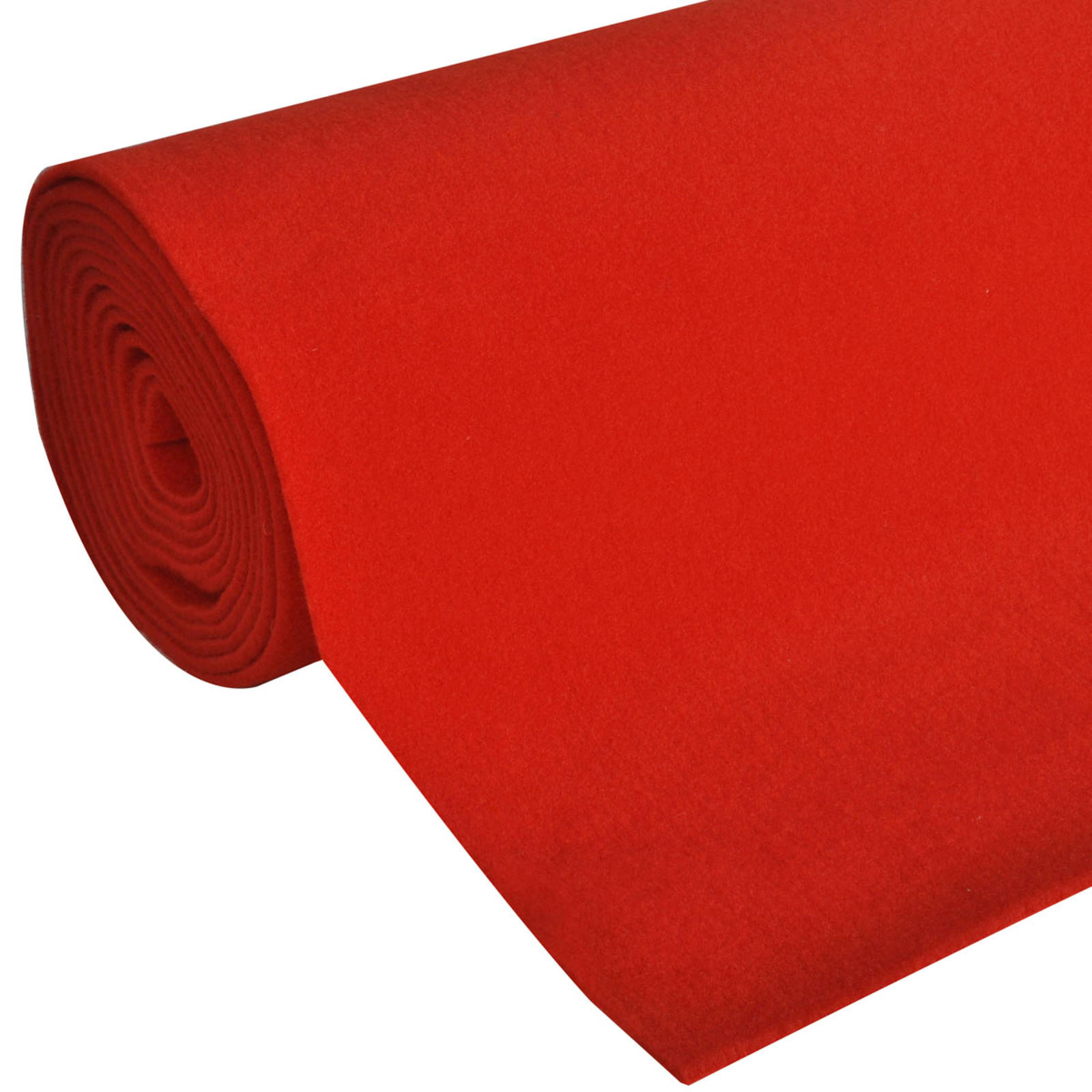Tapijt Rood 1 x 10 m Polyester image 3