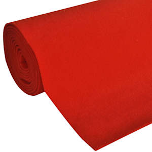 Koberec Červená 1 x 10 m Polyester - obrázek 3