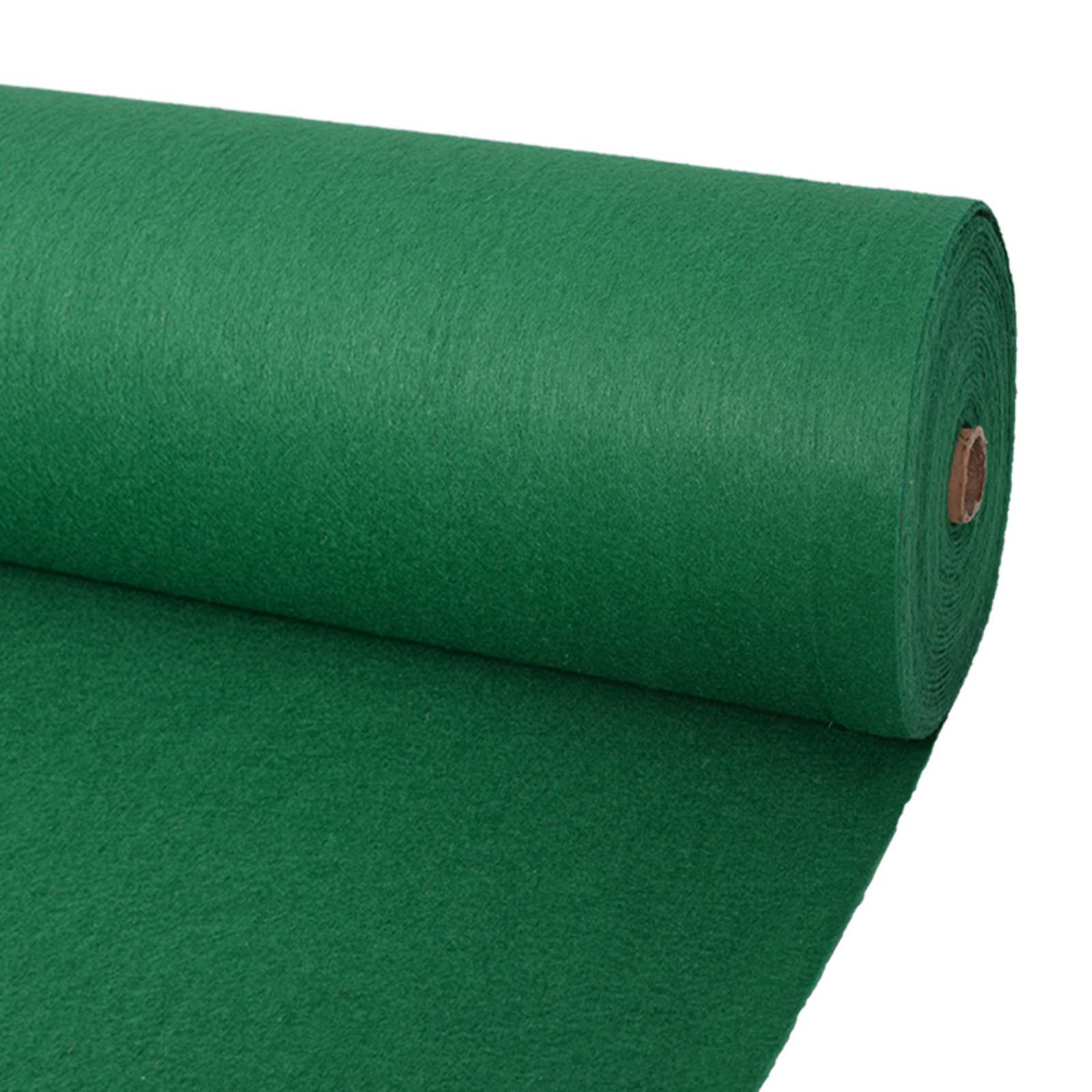 Tapijt Effen Groen 1 x 24 m Stof image 2