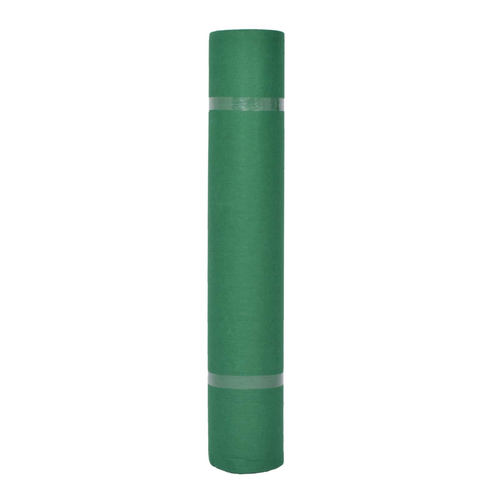 Tapijt Effen Groen 1 x 24 m Stof image 1
