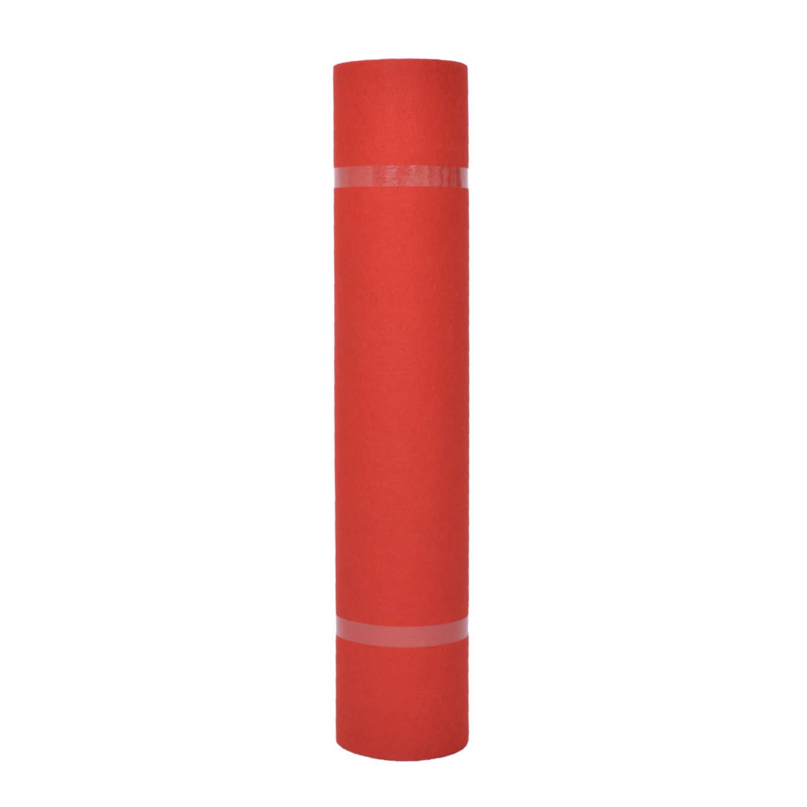Tapijt Effen Rood 1 x 24 m Stof image 1