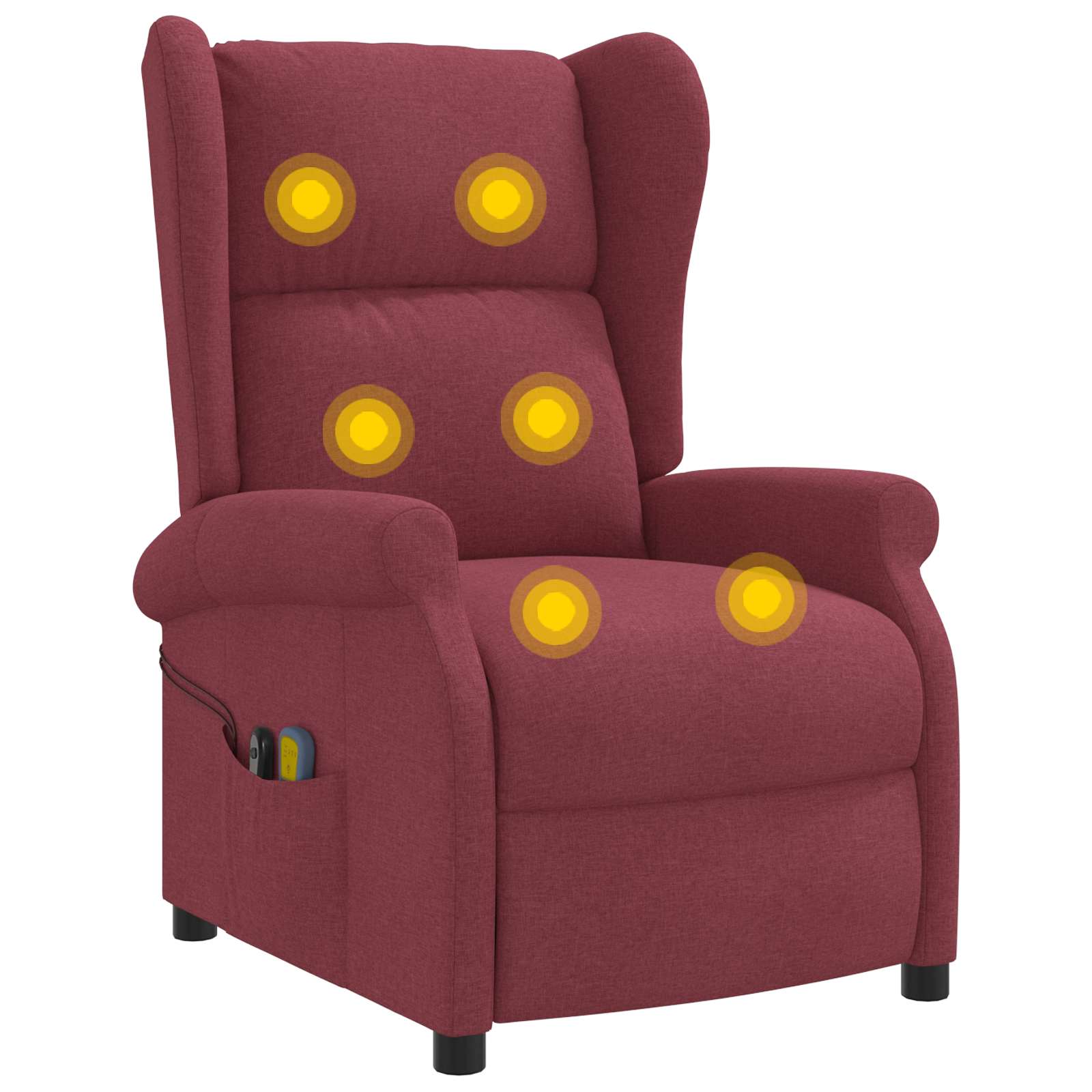 vidaXL Víno Červené Textil