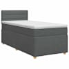 vidaXL Vedruvoodi madratsiga peaga Tumehall 80 x 200 cm kangas