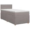 vidaXL Vedruvoodi madratsiga peaga Pruunikashall 80 x 200 cm kangas