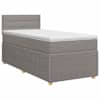vidaXL Vedruvoodi madratsiga peaga Pruunikashall 80 x 200 cm kangas