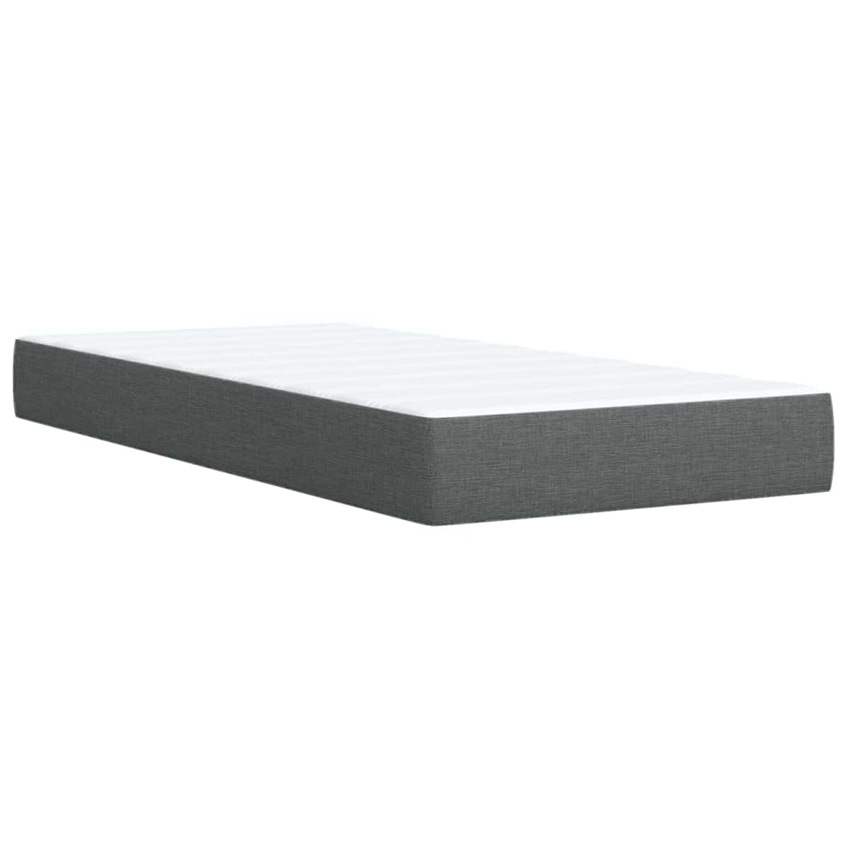 Boxmadras med topmadras 90 x 190 cm Stof - Billede 6