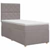 vidaXL Vedruvoodi madratsiga peaga Pruunikashall 80 x 200 cm kangas