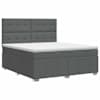 vidaXL Vedruvoodi madratsiga peaga Tumehall 160 x 200 cm kangas