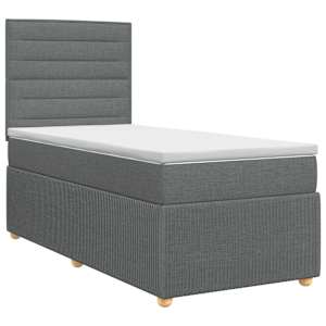 vidaXL Vedruvoodi madratsiga peaga Tumehall 80 x 200 cm kangas