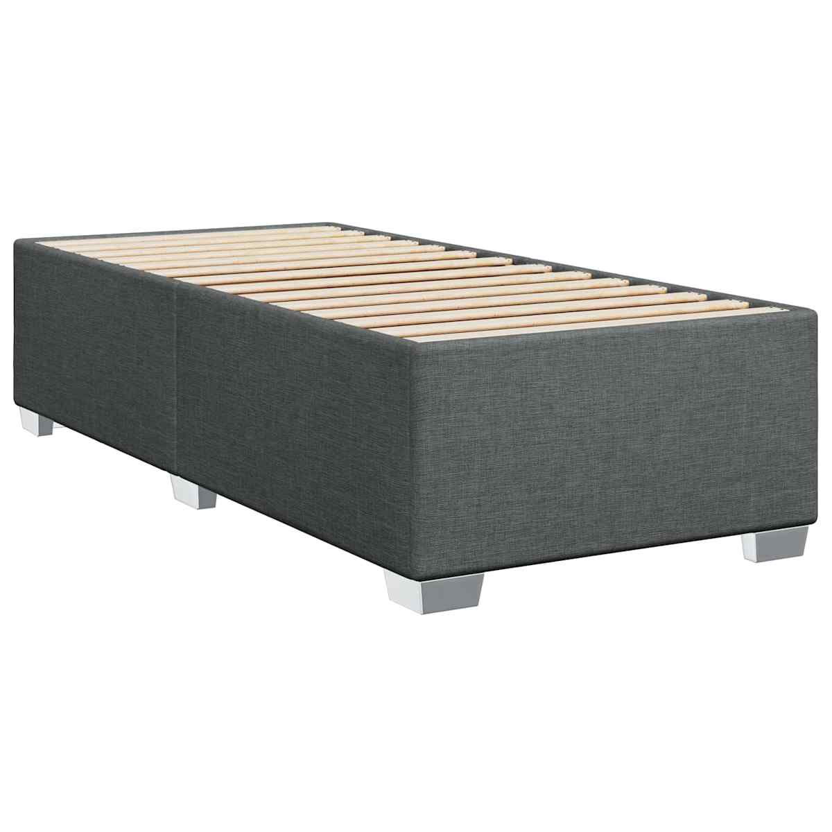 Box Spring Seng med Madras og LED 90 x 190 cm Stof - Billede 7