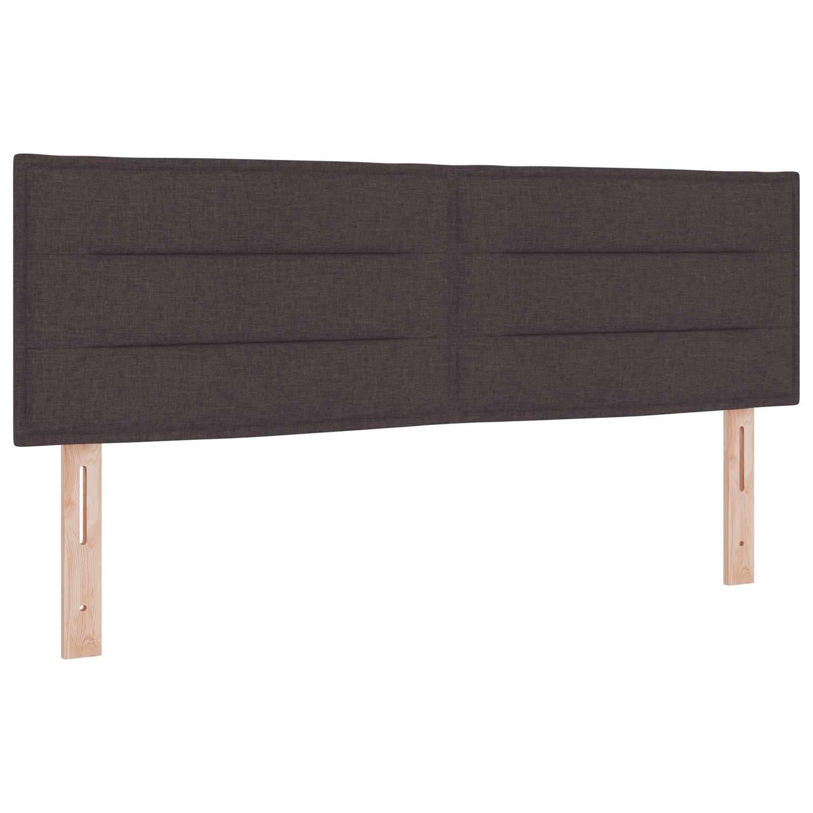 Postelja s sklopko in vzmetnico Temno rjava 140 x 200 cm Blago