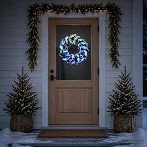Vánoční girlanda 16 LED Vícebarevná ocel - obrázek 3