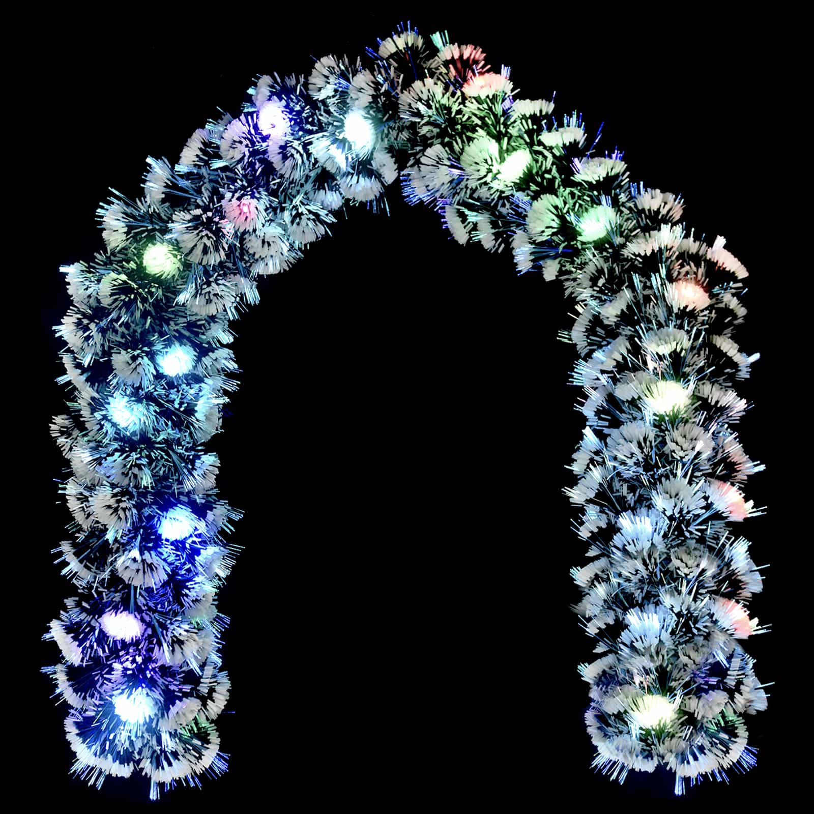 Božična girlanda 200 cm 16 LED Večbarvno PET