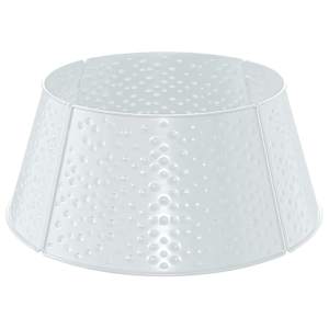 vidaXL J&otilde;ulupuuseelik Koonus Valge &Oslash; 62 x 25 cm Teras