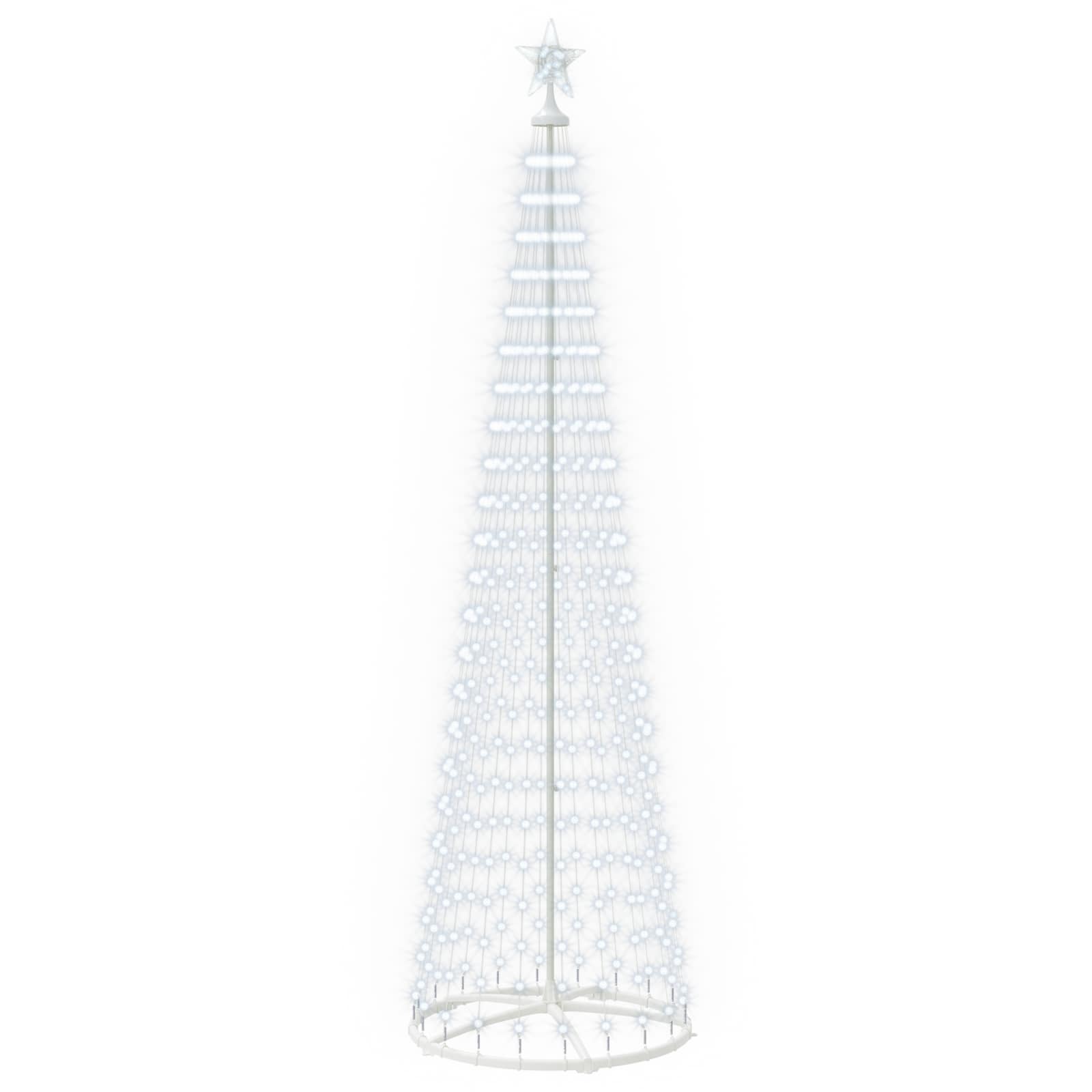 vidaXL LED vianočný stromček v tvare kužeľa 250 cm 470 LED