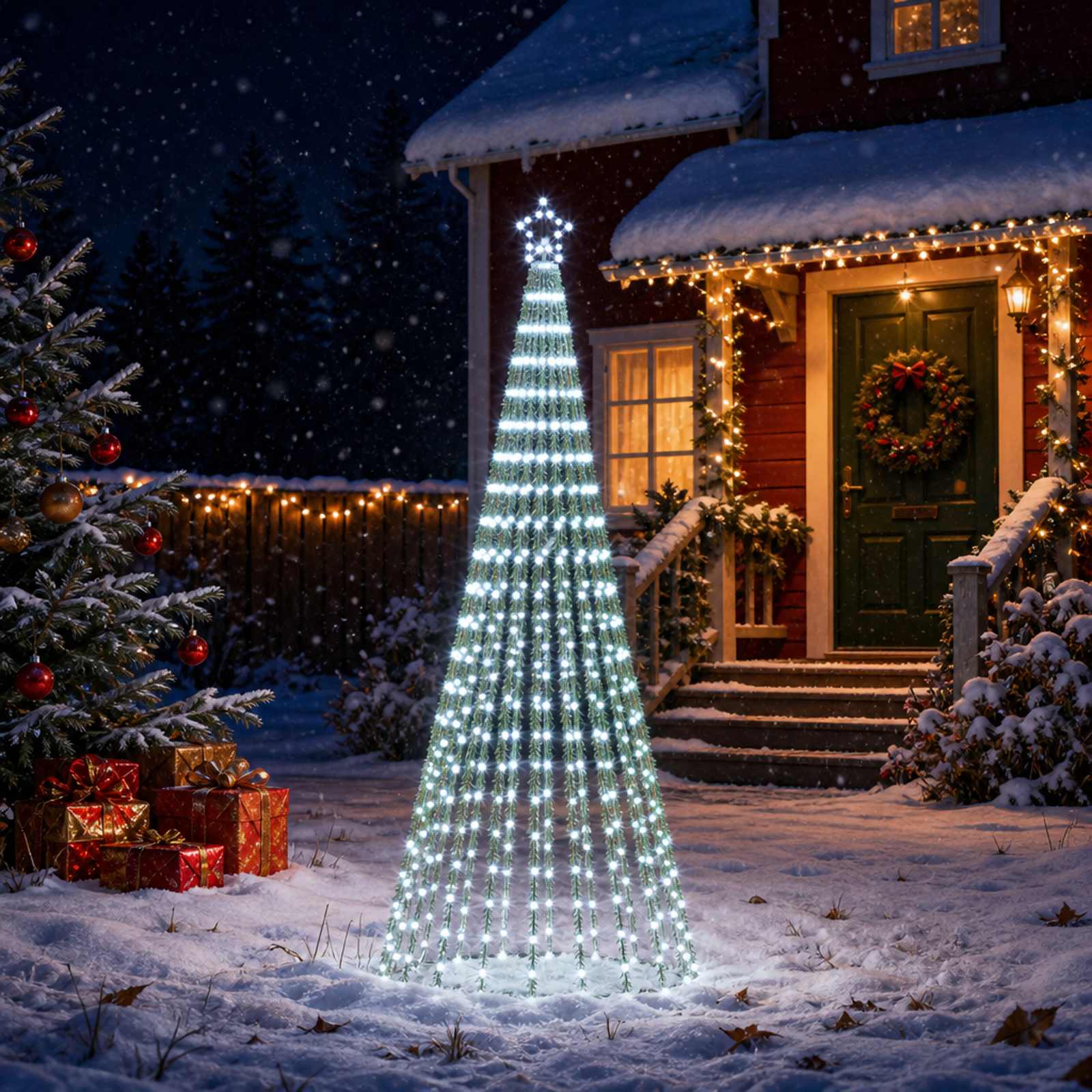 LED Christmas Tree 475 LEDs Cold — photo 1 of 4