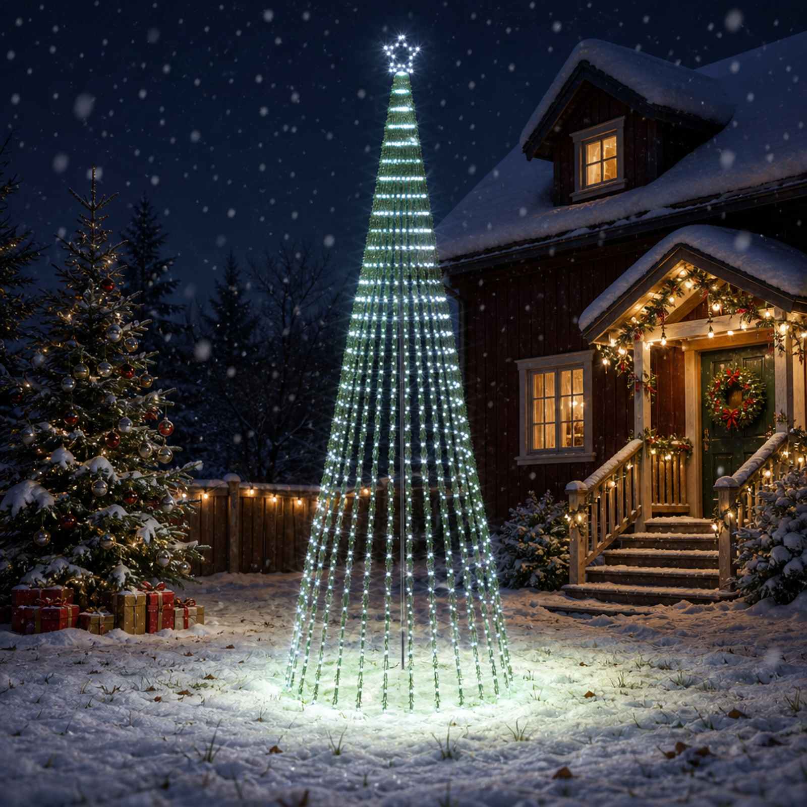 LED Christmas Tree 1028 LEDs Cold — photo 1 of 4