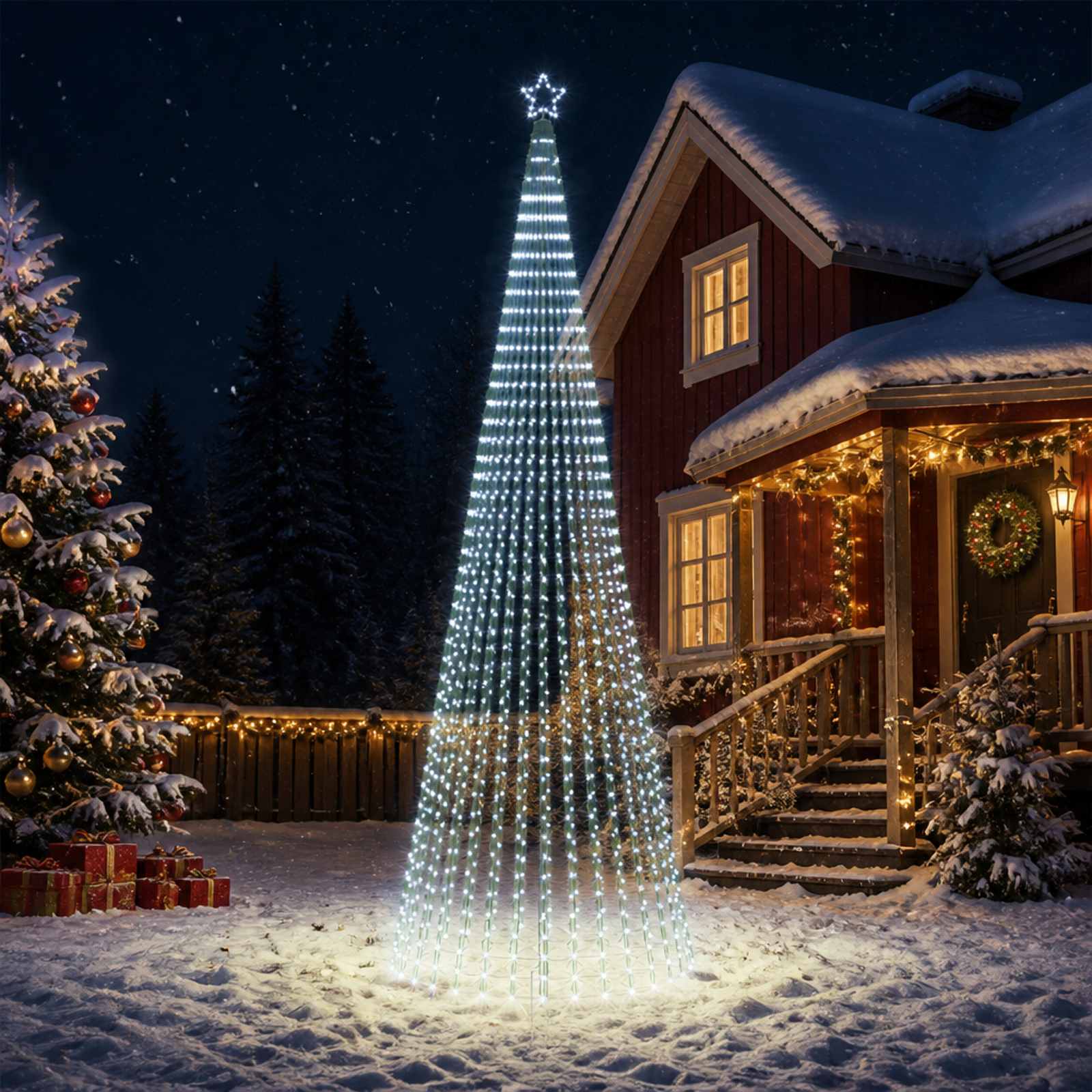 LED Christmas Tree 1524 LEDs Cold — photo 1 of 4