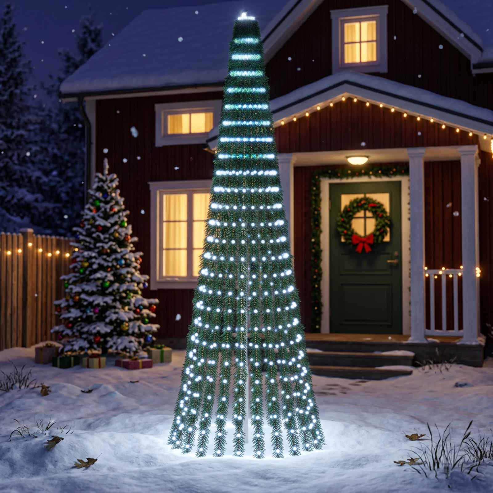 LED Christmas Tree 648 LEDs Cold — photo 1 of 4
