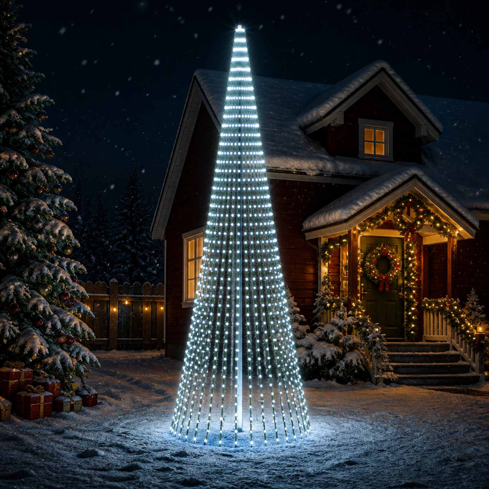 LED Christmas Tree 1504 LEDs Cold — photo 1 of 4