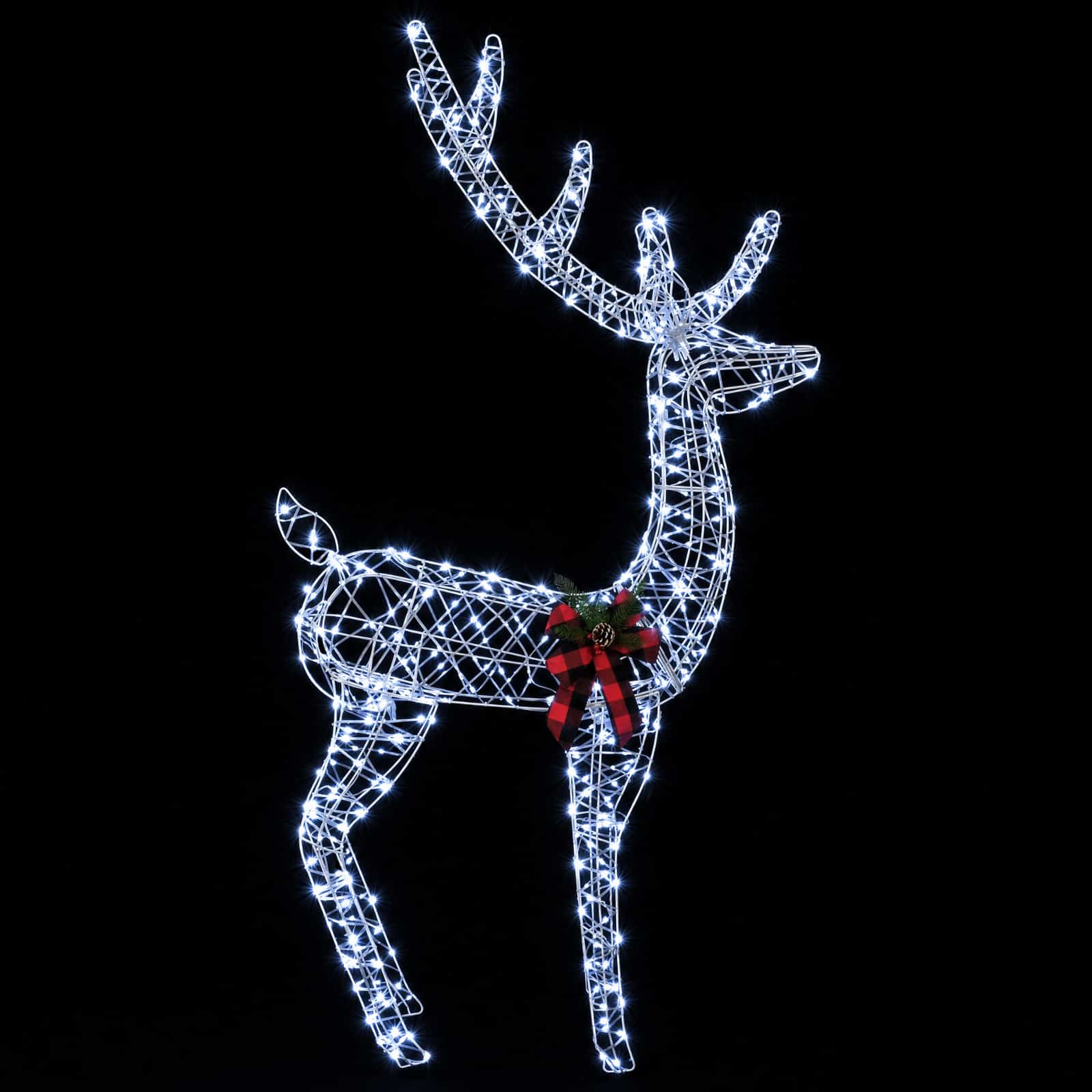 3D božični jelen LOVIISA 560 LED Hladno bela 96 x 40 x 180 cm