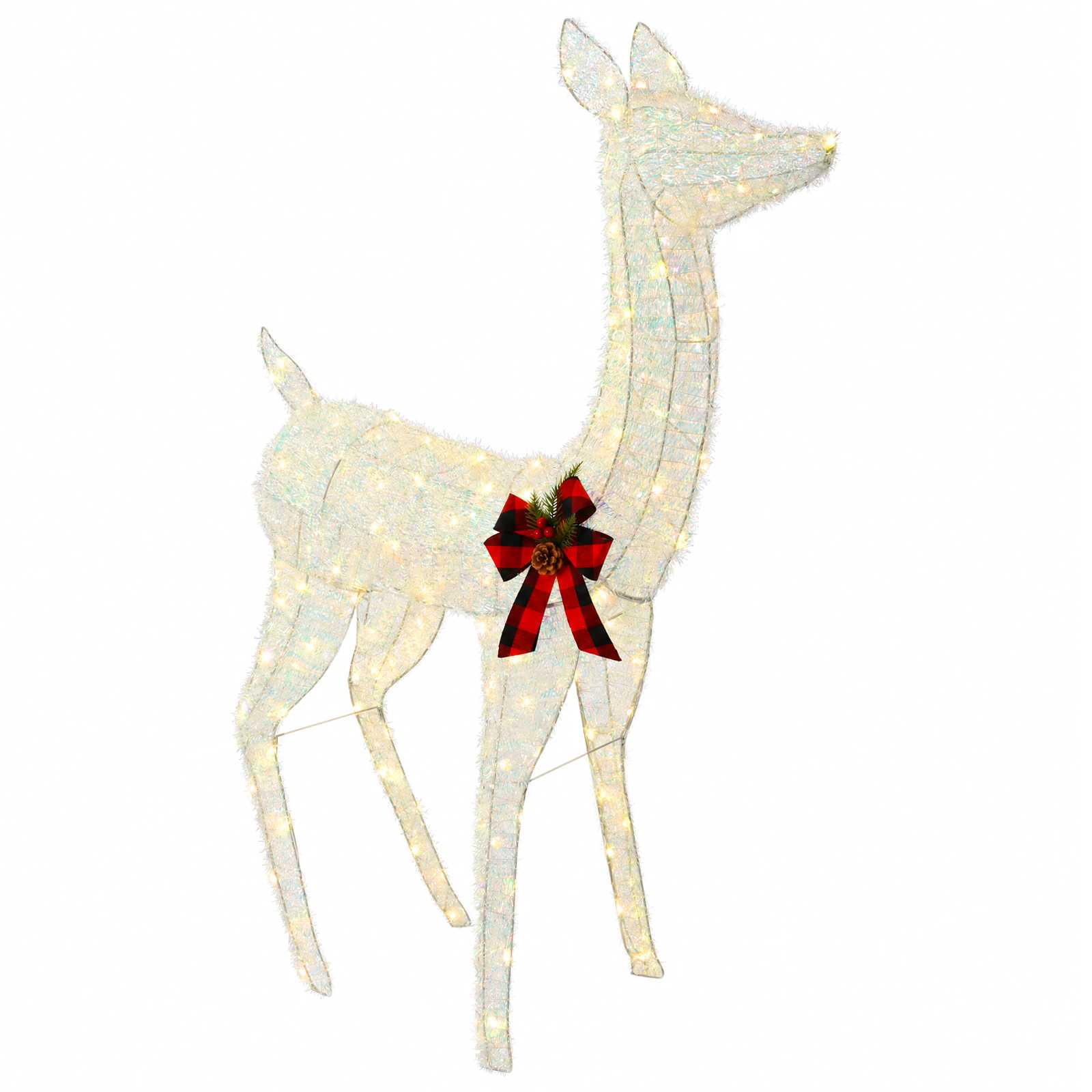 vidaXL 3D Kerst Rendier LOVIISA 200 LED's Warmwit 96 x 40 x 140 cm, foto 3