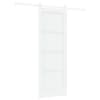 vidaXL Libisev uks 73,5 x 198,5 cm Tehispuit Valge