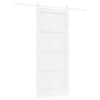 vidaXL Libisev uks 86 x 198,5 cm Tehispuit Valge